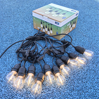 Ampoule LED S14 220V IP65 étanche, guirlande lumineuse connectable pour mariage, fête, patio, jardin, extérieur