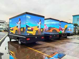 Nouveau camion publicitaire diesel manuel S1NOTRUK HOW0 avec éclairage LED |   Camion de publicité extérieur IP65 étanche Euro5 7000 Nits de luminosité - Product Image 4