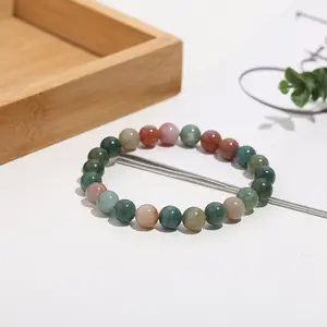 Natural Stone Beads Hand String Jade Crystal Beads Cymophane