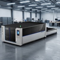 Table d'échange pour machine de découpe laser CNC en fibre optique, avec plaque de couverture fermée en acier Lincoln - Prix