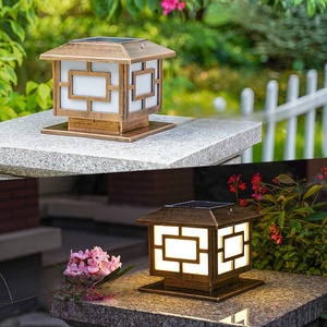 Waterproof Solar Post Fence Lamp Outdoor <b>Main</b> Gate Solar Pillar <b>Light</b> 5W 7W 10W Solar <b>Powered</b> <b>Garden</b> <b>Lights</b> - Product Image 3