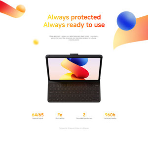 คีย์บอร์ดไร้สาย Redmi Pad 2 Pro - ดีไซน์บางเฉียบพร้อมสวิตช์แบบกรรไกรตามหลักสรีรศาสตร์สำหรับแท็บเล็ตพร้อมทัชแพด - Product Image 4