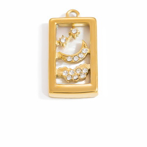 Fornituras de joyería de acero inoxidable, formas mixtas, chapadas en color dorado, para hacer collares, accesorios de bricolaje PJ91181 - Product Image 4