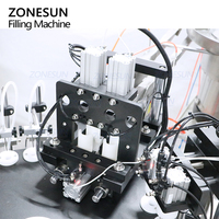 Machine de remplissage et de bouchage automatique de flacons en verre pour parfum ZONESUN ZS-AFC17 avec pompe céramique et trieuse de flacons