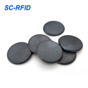 Étiquettes de lavage en stock d'usine, imperméables, résistantes à la chaleur, en matériau PPS, puce F08, 13,56 MHz, 125 kHz, communication RFID - Product Image 3