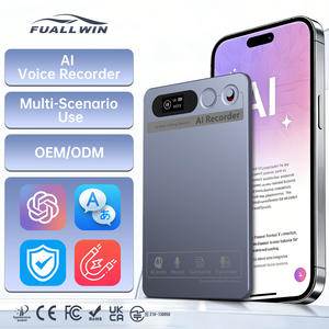 مسجل صوت ذكي نحيف وخفيف الوزن بتقنية الذكاء الاصطناعي، مغناطيسي، صغير الحجم، لتدوين الملاحظات وملخصات التشاور، يدعم ChatGPT-5 و152 لغة - Product Image 1