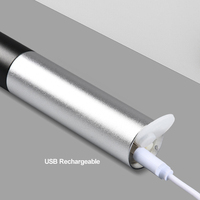 Lampe torche LED rouge 625nm zoomable 3 modes pour extérieur, détecteur de poche, batterie 1200mAh rechargeable par USB