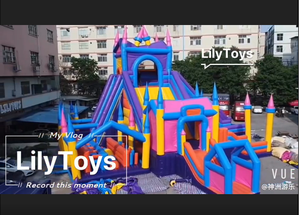 Lilytoys Bán Buôn Inflat Nhảy Bơm Hơi Khổng Lồ Nhà Bị Trả Lại Thương Mại Lâu Đài Bouncy Với Slide <span class=keywords><strong>Combo</strong></span> - Product Image 2