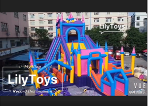 Lilytoys Wholesale Inflat Jumping Kids Giant Inflatable Bounce House Commercial Bouncy Castle With Slide Combo