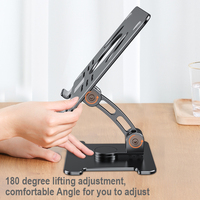 Nouvelle Arrivée 360 Degrés de Rotation Portable Pliable Réglable Ordinateur Portable Stand pour Bureau Adapte MacBook, Ordinateurs Portables 10 15 17 pouces