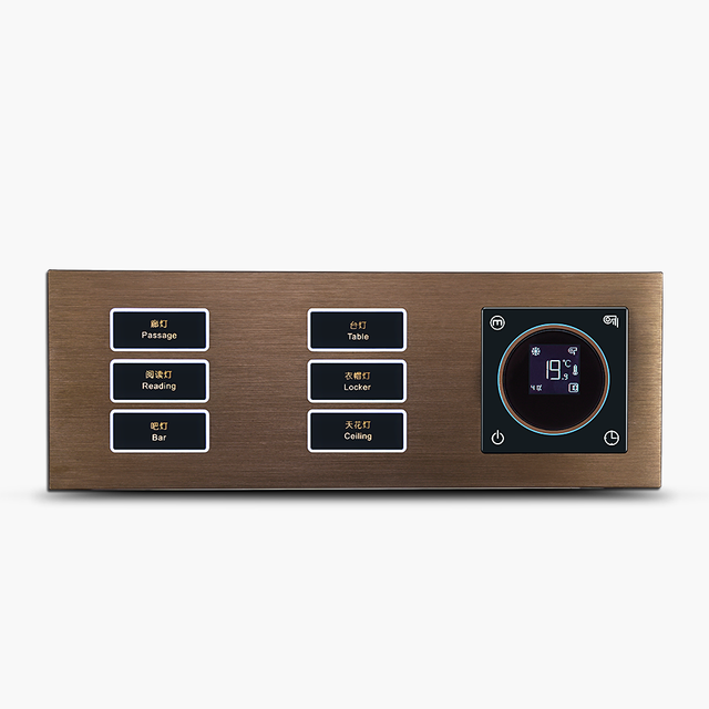 Customization Color New Design Intelligent RS485/485/strong Current/KNX Smart Wifi Touch Switch for Light Thermostat Room