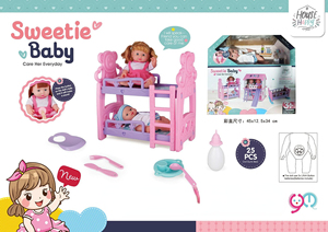 Ouble-litera de juguete para <span class=keywords><strong>muñecas</strong></span>, juguete con música, <span class=keywords><strong>se</strong></span> puede <span class=keywords><strong>peinar</strong></span> el pelo - Product Image 3