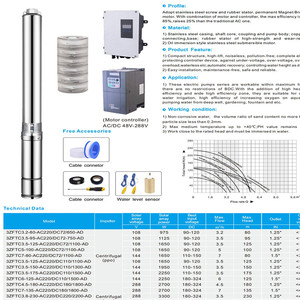 Sistema de Bomba de Agua <span class=keywords><strong>Solar</strong></span> con Inversor, Conjunto Completo de Bomba de Agua Sumergible <span class=keywords><strong>Solar</strong></span> para Agricultura en Venta - Product Image 2