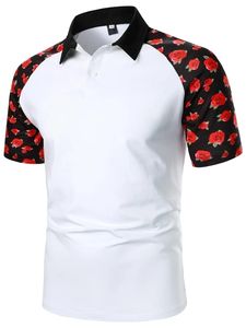 Maglietta di lusso a maniche corte a spalla incrociata in cotone 100% Casual comodo da uomo a due colori per <span class=keywords><strong>Polo</strong></span> con Design personalizzato con stampa Logo - Product Image 2