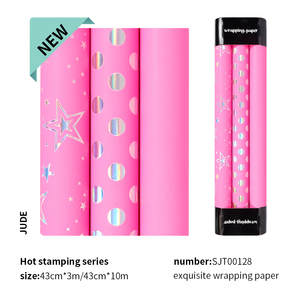 Wholesale Custom Gift <b>Birthday</b> Valentine's Day Party Wrap <b>Paper</b> Roll 43*300cm for Packaging <b>Wrapping</b> <b>Paper</b> - Product Image 2
