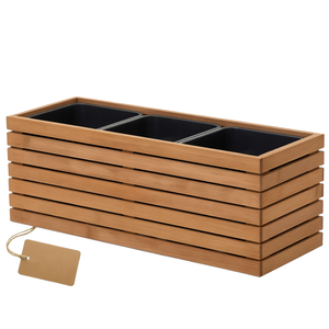 2024 G0077-A47 Macetas Colgantes Nórdicas de Madera, Creativas, Simples, Geométricas, para Suculentas y Flores, Mini Bandeja para Centro Comercial - Product Image 1