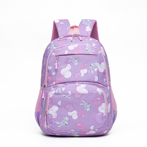 Mochila Escolar Infantil de Gran Capacidad, Linda y Casual, con Conejo, para Primaria - Product Image 1
