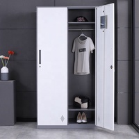 Casiers de rangement en acier métal armoire en acier Almirah placard bureau armoire vêtements fichier organisateur placard de rangement pour chambre salle de sport
