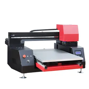 Refinecolor שלושה XP600 ראש ההדפסה UV מכונת דפוס עם לכה 3D אפקט 6090 UV מדפסת עבור מתכת עץ אקריליק זכוכית