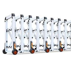 Shouweishen kalabalık kontrol bariyeri katlanır sürgülü kapı trafik genişletilebilir bariyer çit akordeon engelleri - Product Image 6