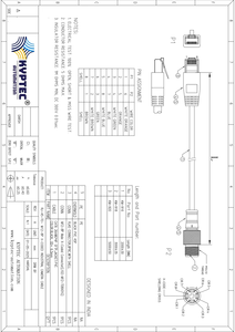 Câble de caméra industrielle RJ-45 vers M12-8P X-Coded pour les systèmes de vision d'automatisation industrielle en provenance d'Inde - Product Image 6