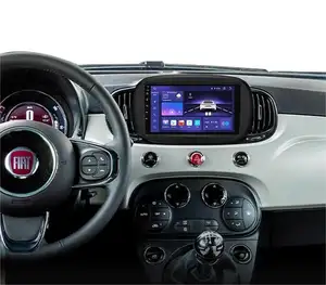IPoster sıcak satıcı 9 inç dokunmatik ekran araba multimedya 8 + 128gb ses 4g Wifi FIAT 500X Carplay araba radyo araba ses sistemi