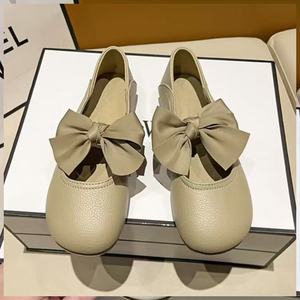 Zapatos Planos de <span class=keywords><strong>Ballet</strong></span> para Mujer, Suela de Goma Suave con Lazo, Transpirables, Sin Cordones, para Primavera, Verano, Otoño e Invierno 2025 - Product Image 1