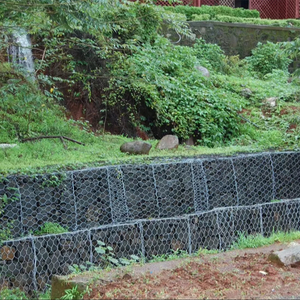Huangxing mạ kẽm thép không gỉ dây lưới gabion lưới hình lục giác crimped dây gabion tường lưới đá Lồng hộp - Product Image 1