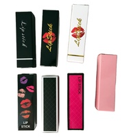 Brillant à lèvres avec Logo personnalisé, boîte en papier pour rouges à lèvres, liquide, emballage de bouteilles, coffret cadeau, vente en gros, 10 pièces
