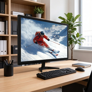 Moniteur LED <span class=keywords><strong>pour</strong></span> <span class=keywords><strong>ordinateur</strong></span> de bureau, prix <span class=keywords><strong>d</strong></span>'usine OEM, 17, 19, 20, 22, 24 pouces, avec support en forme de V - Product Image 3