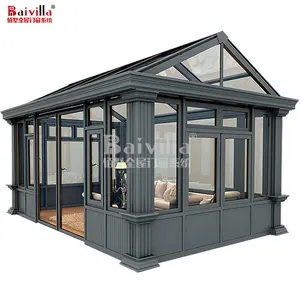 Modern cam evler açık bahçe Sunroom ücretsiz ayakta güneş yeşil evler çin'de