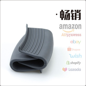 คลิปหนีบหม้อซิลิโคนกันความร้อน 7.7 ซม. ปลอกหุ้มด้ามจับแบบหนาสำหรับป้องกันเครื่องครัว - Product Image 4