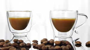 Tasse à Double paroi en <span class=keywords><strong>verre</strong></span> transparent avec poignée pour café/thé/Latte/<span class=keywords><strong>Cappuccino</strong></span> tasses à thé en <span class=keywords><strong>verre</strong></span> transparent 12oz <span class=keywords><strong>verre</strong></span> à boire - Product Image 4