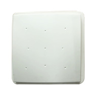 Antenne panneau plate UHF RFID 9dBi pour extérieur, polarisation circulaire, protocole ISO18000-6C/EPC G2, puissance 100W, communication LoRa/LPWAN