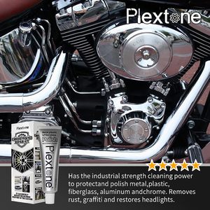 Pasta Pulidora de Metales Plextone, Limpiador Multiusos para Hogar, Bicicleta, Barco, Coche y Llantas de Aleación - Eliminador de Óxido 50ml - Product Image 1