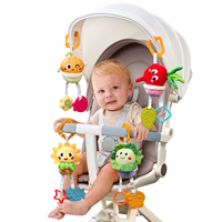 Tumama enfants poussette jouet suspendu en peluche légume bébé berceau anneau de dentition jouet sensoriel doux bébé lit Mobile siège de voiture peluche hochet jouets