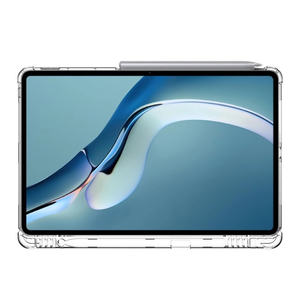 Para <span class=keywords><strong>Huawei</strong></span> <span class=keywords><strong>MatePad</strong></span> 12,6 <span class=keywords><strong>Pro</strong></span> <span class=keywords><strong>2021</strong></span> WGR-W09 claro TPU lápiz ranura titular caso transparente de silicona suave Airbag S7 FE T730 cubierta - Product Image 4