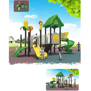 Công viên giải trí thương mại trò chơi tương tác nhựa mẫu giáo thiết bị trẻ em sân chơi ngoài trời trượt - Product Image 3