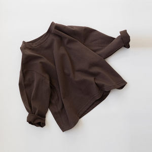 Kaos Bayi Musim Gugur 100% Katun Organik, Baju Anak Motif Hewan, Atasan Kasual Lengan Panjang untuk Anak Laki-laki dan Perempuan, Pakaian Rajut Musim Panas - Product Image 4