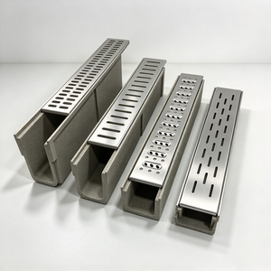 <span class=keywords><strong>Caniveau</strong></span> de drainage en résine sur mesure avec grille en acier inoxydable – Plusieurs tailles disponibles – <span class=keywords><strong>Prix</strong></span> compétitif - Product Image 1