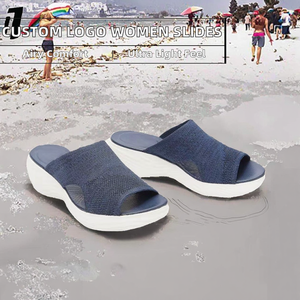 Sandales pour femmes, style sport, mode, été, intérieur/extérieur, légères, respirantes, imperméables, antidérapantes, en TPR, avec logo personnalisé en gros - Product Image 2