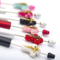 Perles de sucre bonbons colorés doux croix bricolage perles pour la fabrication de sangle de chaîne de stylo