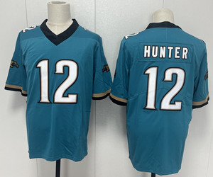 Venta al por Mayor # 16 <span class=keywords><strong>Lawrence</strong></span> # 12 Hunter <span class=keywords><strong>S</strong></span>-3XL Jersey bordado de los Jacksonville Jaguars para hombre - Product Image 4