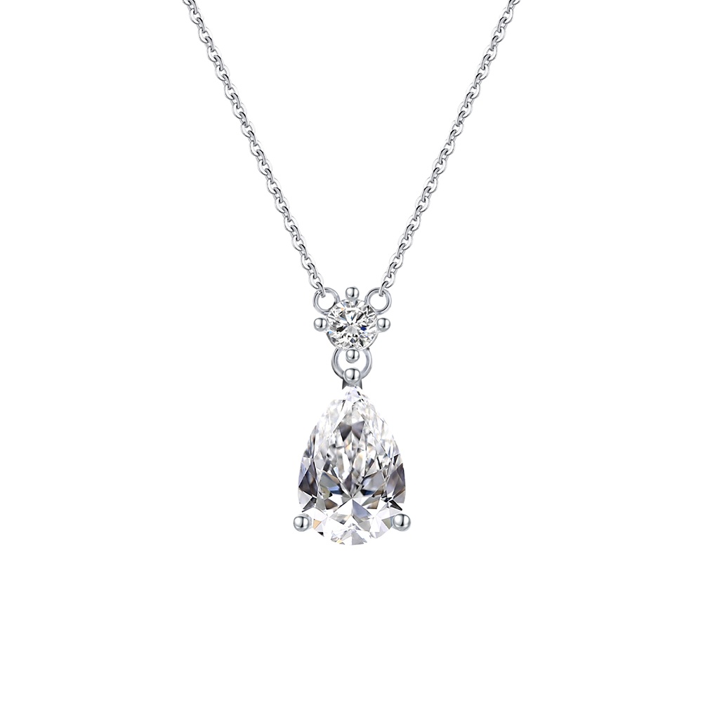 韓国発【Hei】(Silver925) raindrop pendant necklace☆追跡送 ISOLATION / アイソレーション】Silver925 Cut Chain Necklace