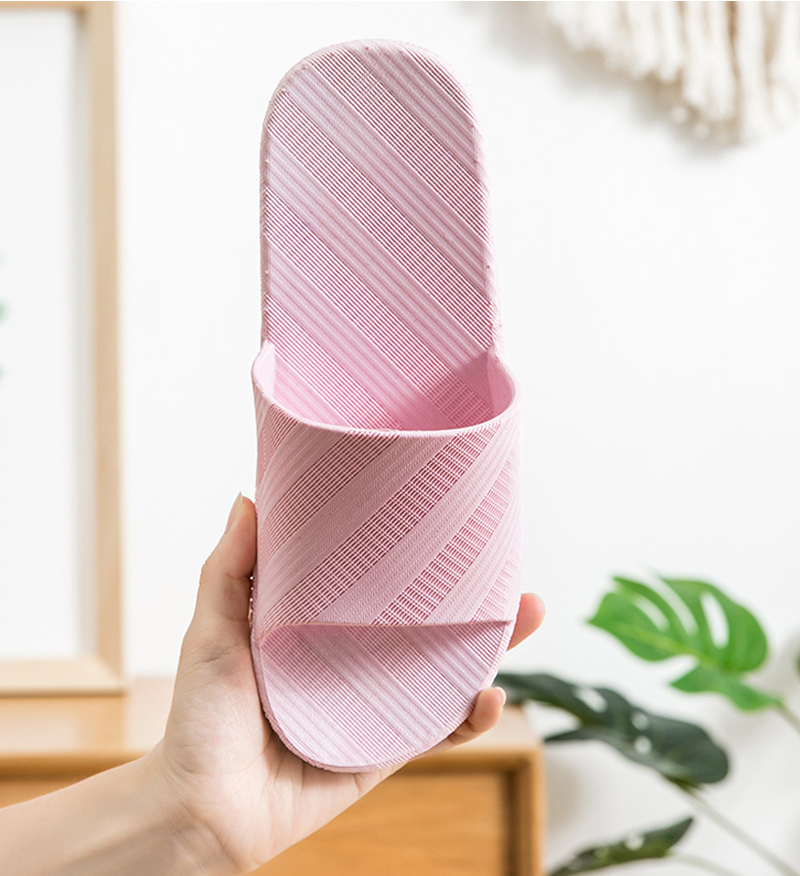 Custom Logo Home Shoes Bathroom Slipper Non Slip EVA PVC Shower Slides Shoes