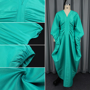 AM050759 Trendy African <strong>Dresses</strong> for Women Clothing Elegant V-neck Batwing Sleeve Ruched <strong>Loose</strong> Party <strong>Dresses</strong> Women Kaftan <strong>Dresses</strong> - Product Image 6