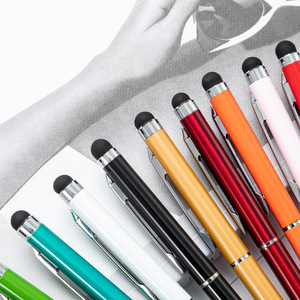 Promozionale caldo 2 in 1 metallo penna a sfera con lo stilo Touch Screen su misura Logo personalizzato stampato Multi funzione punto di sfera - Product Image 2