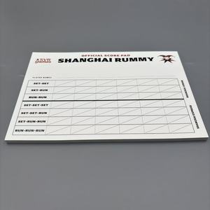 Blocco Note Personalizzato per Poker, Foglio di Trucchi Personalizzato A5, Blocco per Registrazione Punteggio di <span class=keywords><strong>Gioco</strong></span>, Foglietti Staccabili per Registrazione Punteggio - Product Image 3