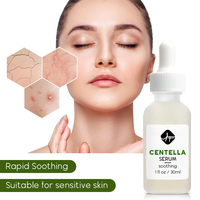Sérum en ampoule Centella asiatica de marque privée Vitamine C E, collagène Calmant, anti-âge et blanchissant