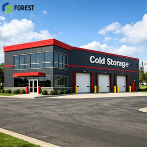 Refrigerated Warehouse Building Prefabricated Metal Beverage Chiller Seismic Resistant Professional Grade - Product Image 1